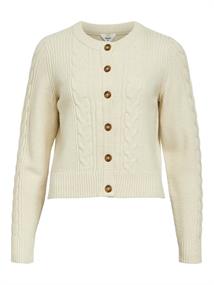 OBJDORIS RE L/S KNIT CARDIGAN NOOS sandshell