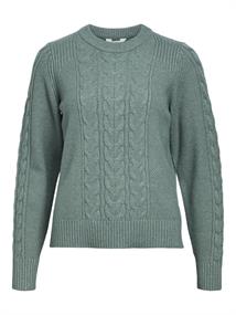 OBJDORIS RE L/S KNIT PULLOVER NOOS dark forest