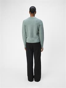 OBJDORIS RE L/S KNIT PULLOVER NOOS dark forest