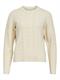 OBJDORIS RE L/S KNIT PULLOVER NOOS sandshell