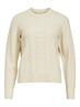OBJDORIS RE L/S KNIT PULLOVER NOOS sandshell