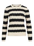 OBJEBBA L/S RE KNIT PULLOVER NOOS sandshell