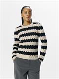 OBJEBBA L/S RE KNIT PULLOVER NOOS sandshell