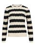 OBJEBBA L/S RE KNIT PULLOVER NOOS sandshell