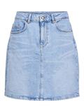 OBJELLEN HW SHORT DENIM SKIRT NOOS light blue denim