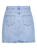 OBJELLEN HW SHORT DENIM SKIRT NOOS light blue denim