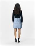 OBJELLEN HW SHORT DENIM SKIRT NOOS light blue denim
