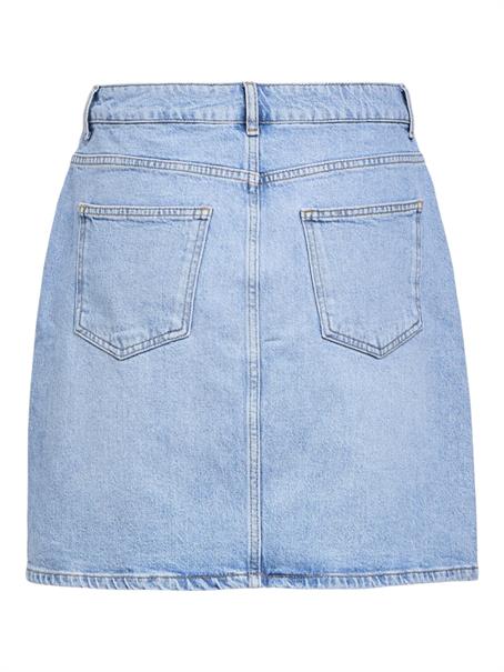 OBJELLEN HW SHORT DENIM SKIRT NOOS light blue denim