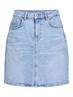 OBJELLEN HW SHORT DENIM SKIRT NOOS light blue denim