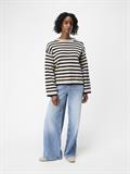 OBJELLY LO LS KNIT PULLOVER NOOS sandshell