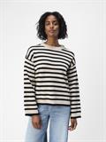 OBJELLY LO LS KNIT PULLOVER NOOS sandshell