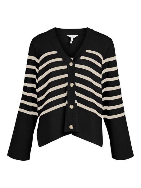 OBJESTER L/S CARDIGAN NOOS black