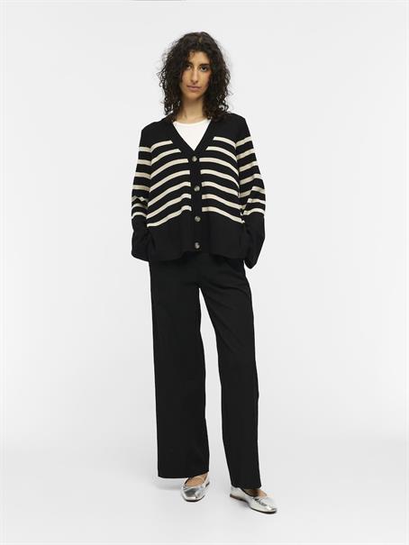 OBJESTER L/S CARDIGAN NOOS black