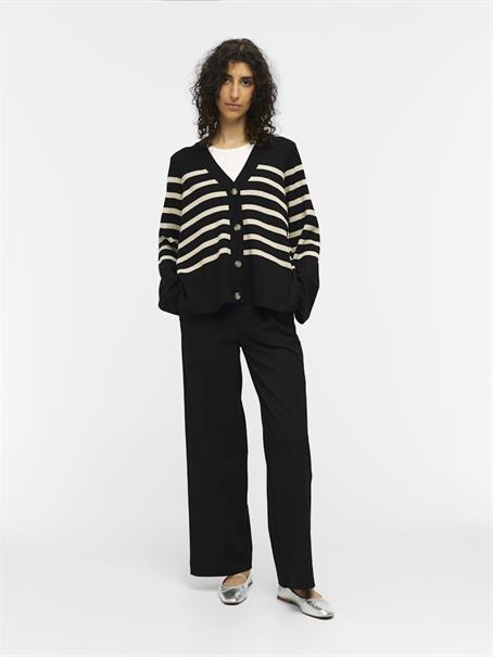 OBJESTER L/S CARDIGAN NOOS black