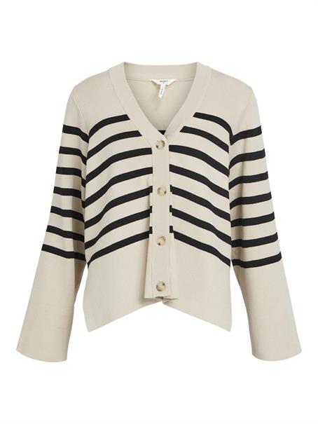 OBJESTER L/S CARDIGAN NOOS sandshell