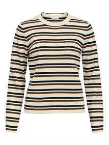 OBJESTER L/S RE KNIT PULLOVER NOOS birch