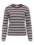 OBJESTER L/S RE KNIT PULLOVER NOOS seal brown