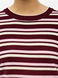 OBJESTER L/S RE KNIT PULLOVER NOOS windsor wine