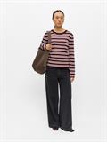 OBJESTER L/S RE KNIT PULLOVER NOOS windsor wine