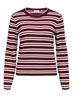 OBJESTER L/S RE KNIT PULLOVER NOOS windsor wine