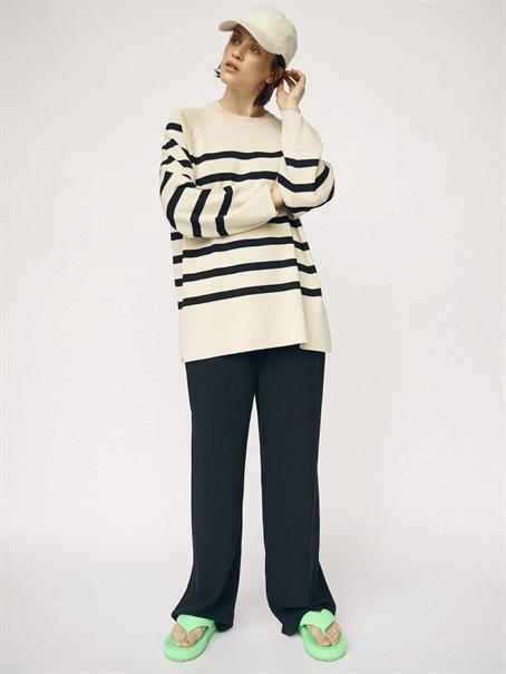 OBJESTER LS KNIT TOP NOOS sandshell
