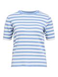 OBJESTER S/S NEW KNIT PULLOVER NOOS cornflower blue