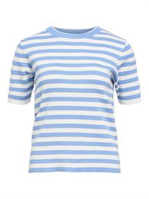 OBJESTER S/S NEW KNIT PULLOVER NOOS cornflower blue