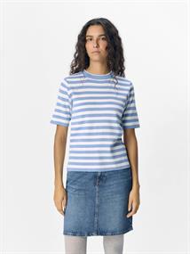 OBJESTER S/S NEW KNIT PULLOVER NOOS cornflower blue