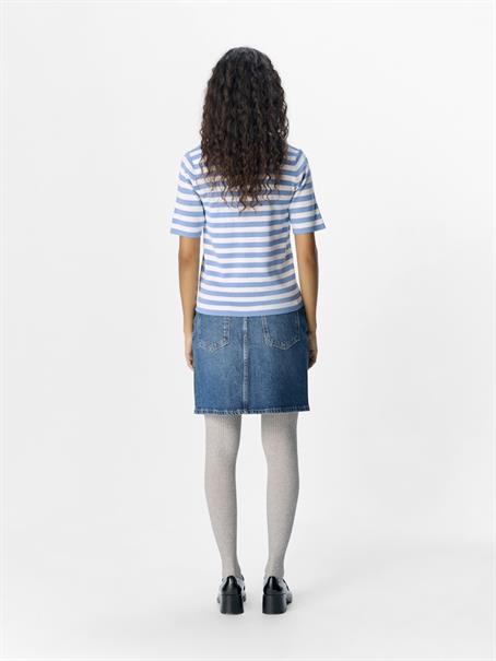 OBJESTER S/S NEW KNIT PULLOVER NOOS cornflower blue