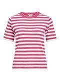 OBJESTER S/S NEW KNIT PULLOVER NOOS raspberry sorbet