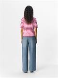OBJESTER S/S NEW KNIT PULLOVER NOOS raspberry sorbet