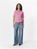 OBJESTER S/S NEW KNIT PULLOVER NOOS raspberry sorbet