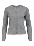 OBJESTER SLI L/S KNIT CARDIGAN NOOS medium grey melange