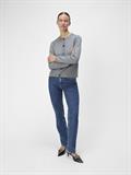 OBJESTER SLI L/S KNIT CARDIGAN NOOS medium grey melange