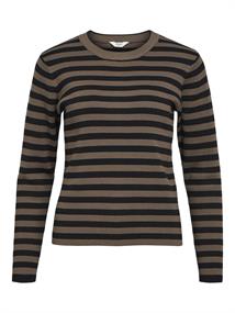 OBJESTER SLI L/S KNIT PULLOVER NOOS morel