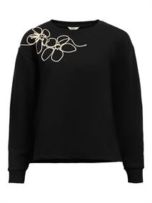 OBJEVE LO L/S SWEAT TOP 137 black