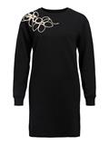 OBJEVE RE L/S SWEAT DRESS 137 black