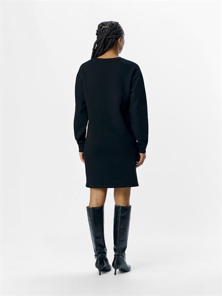 OBJEVE RE L/S SWEAT DRESS 137 black