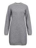 OBJFENYA RE L/S KNIT SHORT DRESS DIV medium grey melange