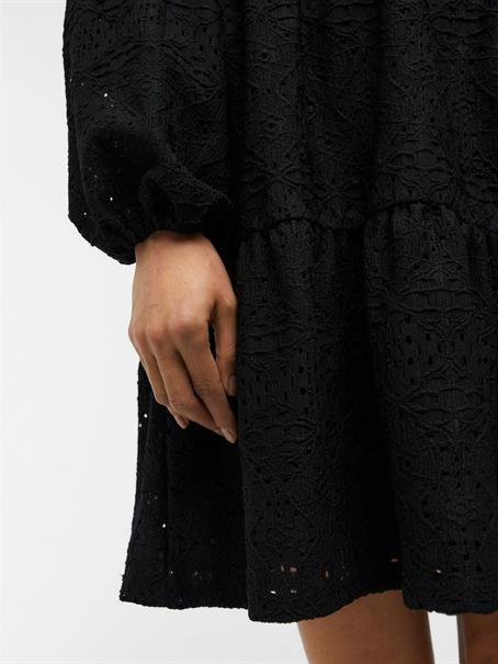 OBJFEODORA GIA L/S DRESS NOOS black