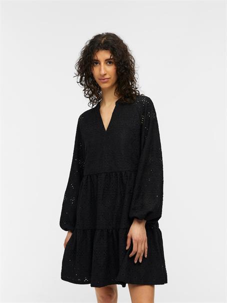 OBJFEODORA GIA L/S DRESS NOOS black