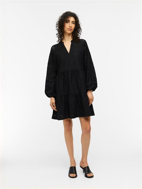 OBJFEODORA GIA L/S DRESS NOOS black