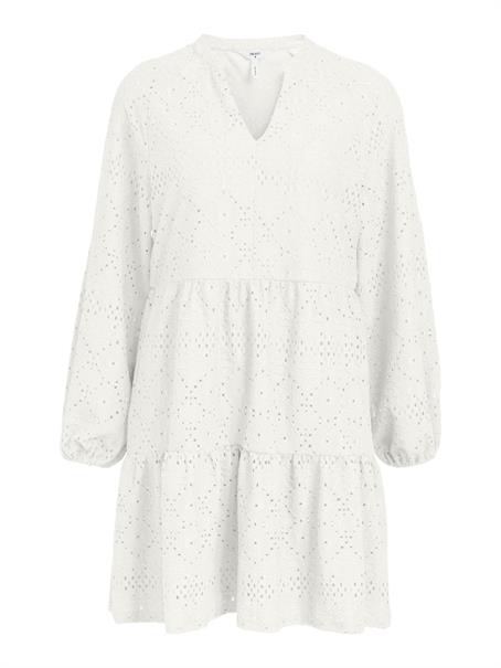 OBJFEODORA GIA L/S DRESS NOOS cloud dancer