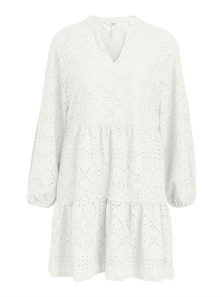 OBJFEODORA GIA L/S DRESS NOOS cloud dancer