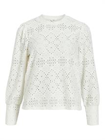OBJFEODORA L/S TOP NOOS cloud dancer