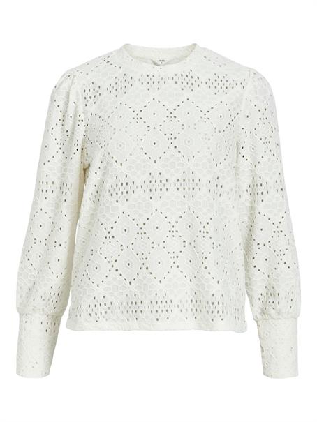 OBJFEODORA L/S TOP NOOS cloud dancer