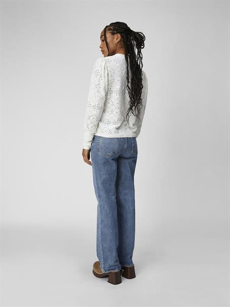 OBJFEODORA L/S TOP NOOS cloud dancer