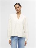 OBJFEODORA MARIKA L/S SHIRT NOOS cloud dancer