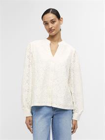 OBJFEODORA MARIKA L/S SHIRT NOOS cloud dancer