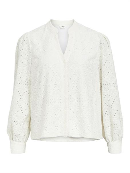 OBJFEODORA MARIKA L/S SHIRT NOOS cloud dancer